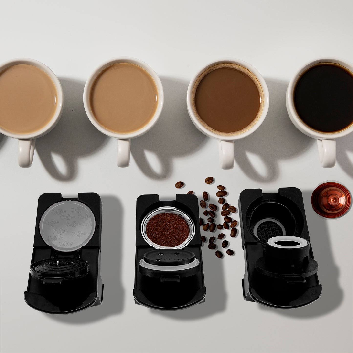 Instant Cafetera Multicápsulas - 1400W - 20 bares