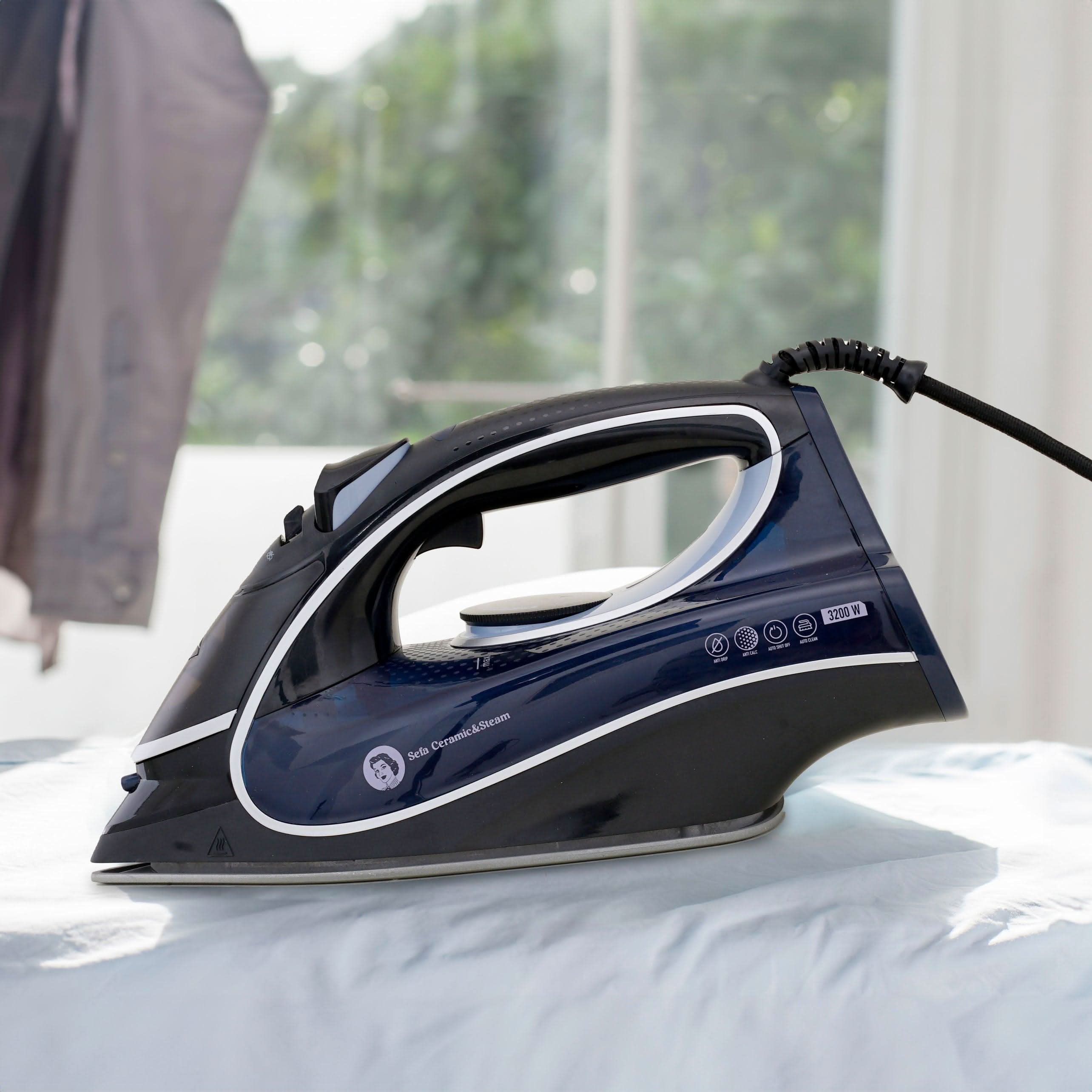 Plancha de Vapor Sefa CeramicSteam 3200W - Potencia y Precisión para un Planchado Perfecto - Juanita